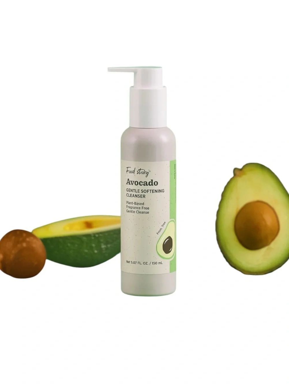 Food Story Avocado Gentle Softening Cleanser - plant based‎ fragrance free